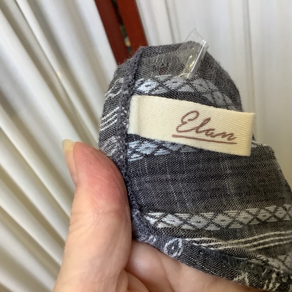 ELAN Strapless Cover-Up Tie Waist Culotte Jumpsuit Women Size Small - Picture 6 of 7